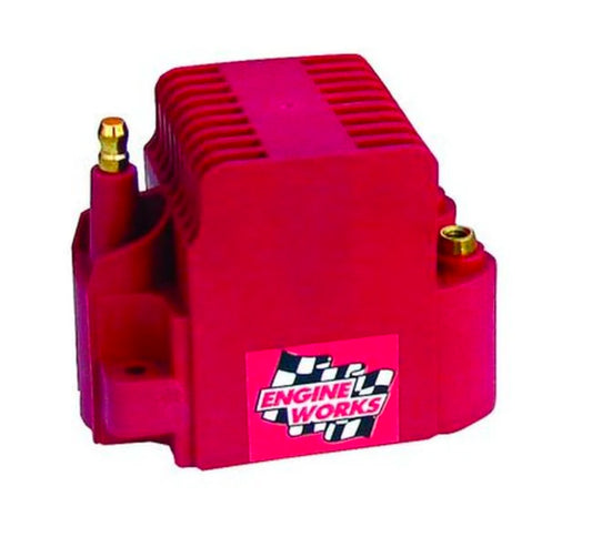 ENGINE WORKS 16551 HIGH OUTPUT CD COIL 0.4 OHMS 40,000 VOLT SQUARE DESIGN