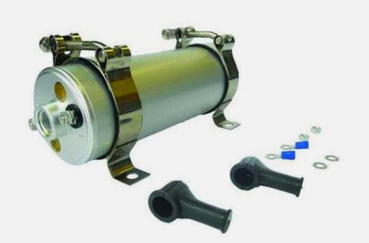 Engine Works 41106 Universal Inline Fuel Pump, 110GPH For Carb or EFI