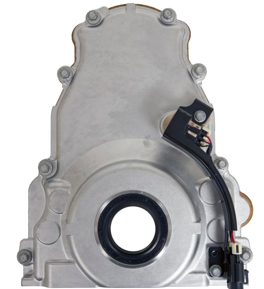 ENGINE WORKS 633906 GM LS TIMING COVER LS2/LS3, INCLUDES SENSOR & BRACKET