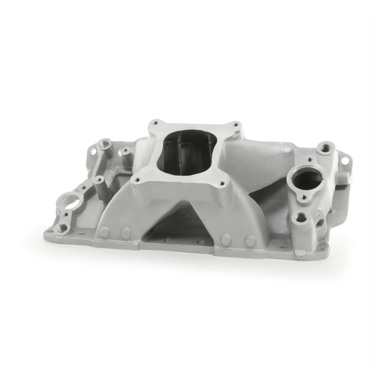 ENGINE WORKS 71355 STAGE 3 SMALL BLOCK CHEVY SINGLE PLANE INTAKE MANIFOLD, SATIN